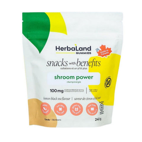 Shroom Power Eco Size Gummies 240 Grams (6 Count) by Herbaland