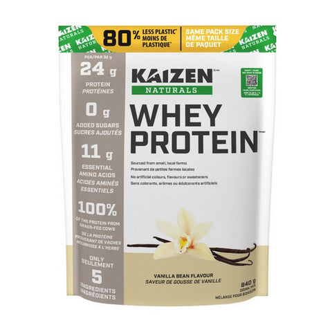 Whey Protein Vanilla Bean 840 Grams by Kaizen Naturals