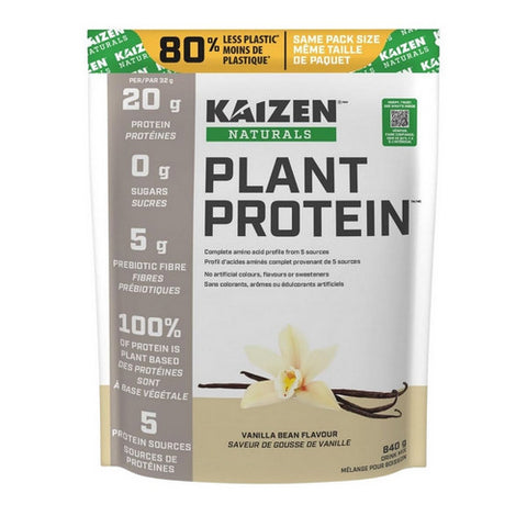 Plant Protein Vanilla Bean 840 Grams by Kaizen Naturals