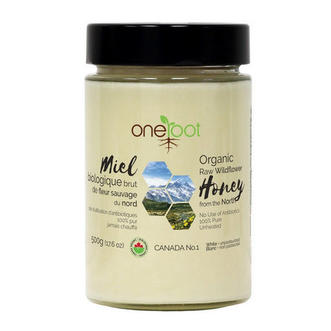 Organic Raw Wildflower Honey 500 Grams by One Root
