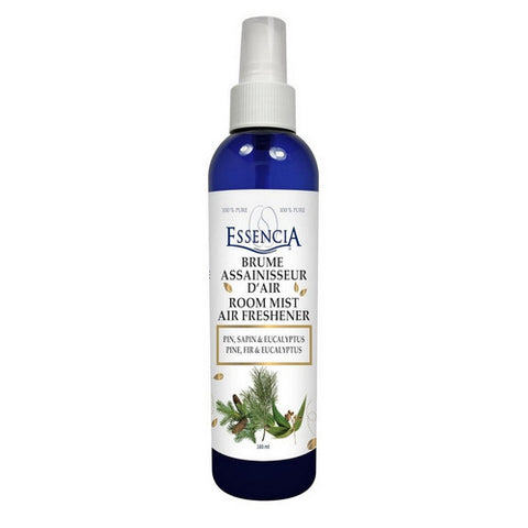 Room Mist Air Freshener Pine Fir And Eucalyptus 180 Ml by Essencia