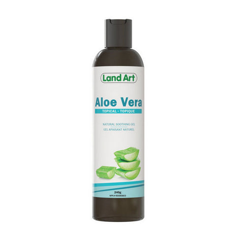 Aloe Vera Topical Soothing Gel 240 Grams by Land Art