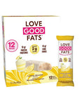 Lemon Mousse Snack Bar 39 Grams (12 Count) by Love Good Fats