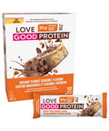 Peanut Caramel Protein Bar 55 Grams (12 Count) by Love Good Fats