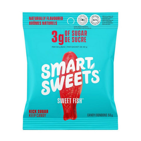 Sweet Fish Candy With Low Sugar 50 Grams (12 Count) by Smartsweets