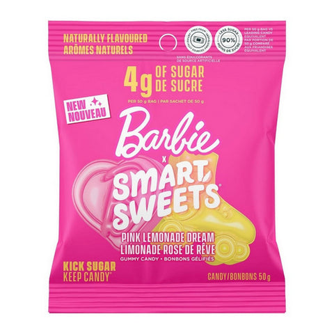 Pink Lemonade Dream Candy 50 Grams (14 Count) by Smartsweets