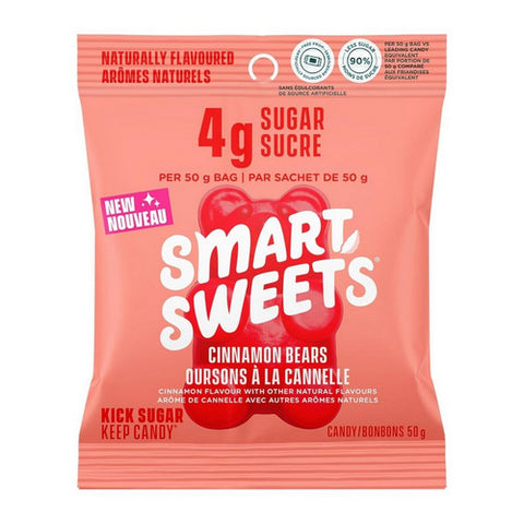 Cinnamon Bears 50 Grams (14 Count) by Smartsweets