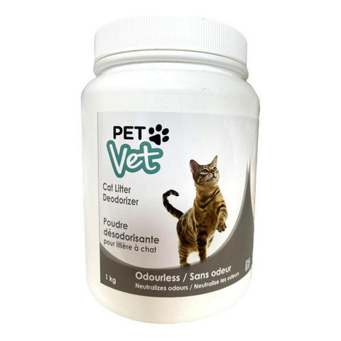 Cat litter Deodorizer odourless 1 Killogram by PetVet
