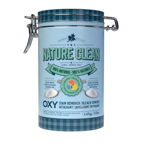 Oxy Stain Remover Bleach Powder Tin 1.4 Killograms by Nature Clean