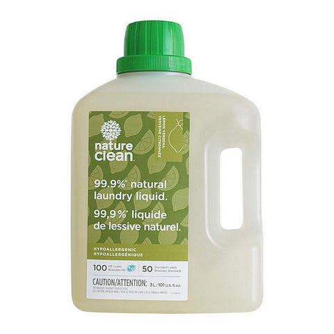 Laundry Liquid Detergent Lemon Verbena 3 Liters by Nature Clean