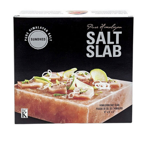 Pure Himalayan Pink Salt Slab (8* 8 * 2 Inches) 4 Kgs by Sundhed