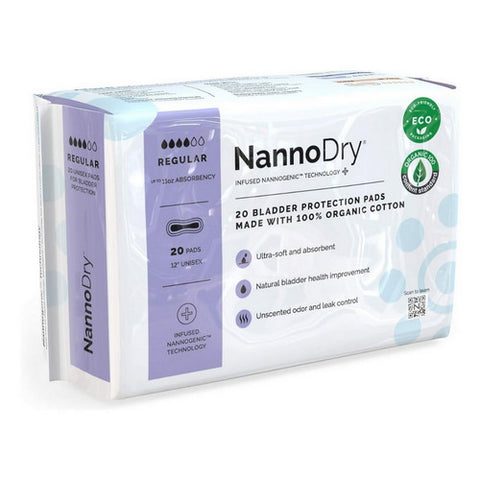 Nanno Dry Regular Incontinence Pads 20 Count by Nannopad
