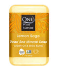 Lemon Sage Bar Soap 200 Grams (6 Count) by One with Nature