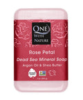 Rose Petal Bar Soap 200 Grams (6 Count) by One with Nature