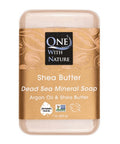 Shea Butter Bar Soap 200 Grams (6 Count) by One with Nature