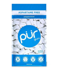 Peppermint Flavored Chewing Gum 55 Pieces (12 Count) by Pur Gum
