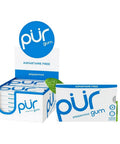 Peppermint Flavored Chewing Gum 9 Pieces (12 Count) by Pur Gum