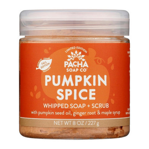 Whipped Soap And Scrub Pumpkin Spice 227 Grams by Pacha Soap