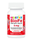 Biofe Pure Iron Chewable Tablets 120 Count by Kidstar Nutrients