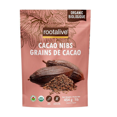 Organic Cacao Nibs 454 Grams by Rootalive Inc.