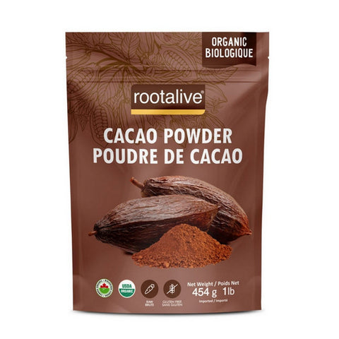 Organic Cacao Powder 454 Grams by Rootalive Inc.