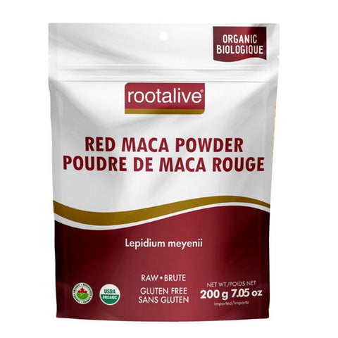 Organic Gelatinized Red Maca Powder 200 Grams by Rootalive Inc.