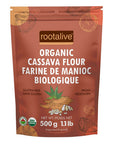 Organic Cassava Flour 500 Grams by Rootalive Inc.