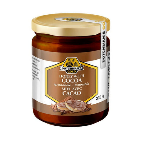 Honey With Cocoa 330 Grams by Dutchmans Gold Inc.