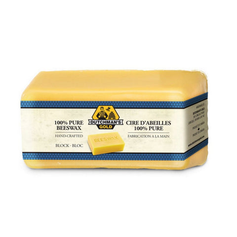 Yellow Beeswax Block 454 Grams by Dutchmans Gold Inc.
