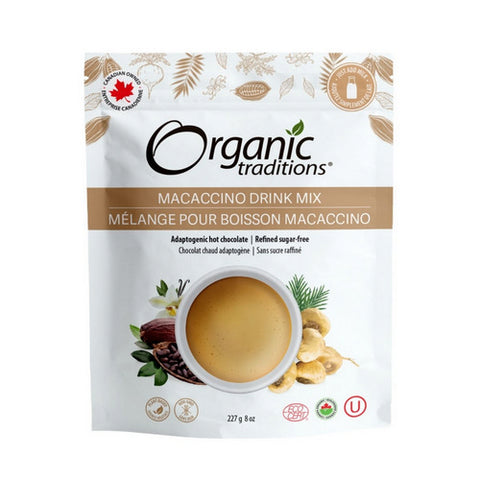 Macaccino Drink Mix 227 Grams by Organic Traditions