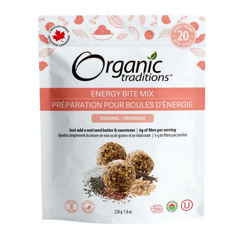 Original Energy Bite Mix 220 Grams by Organic Traditions