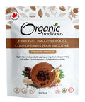 Fibre Fuel Smoothie Boost Chocolate 300 Grams by Organic Traditions