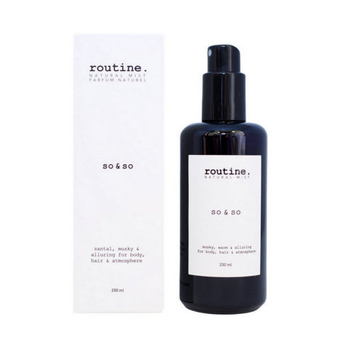 Body And Hair Mist So And So 200 Ml by Routine Natural Beauty