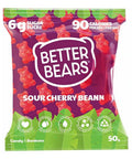 Sour Cherry Gummy Bears 50 Grams (12 Count) by Better Bears