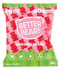 Swedish Bears Gummy Bears 50 Grams (12 Count) by Better Bears