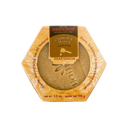 Oatmeal And Honey Soap 100 Grams by Anointment Natural Skin Care