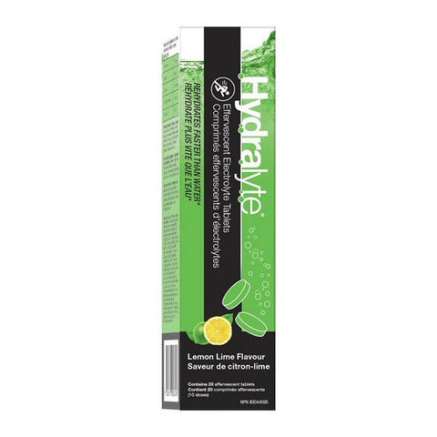 Sports Electrolyte Tablets Lemon Lime 20 Count by Hydralyte