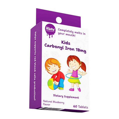 Kids Carbonyl Iron 15 Tablets (12 Count) by Nutrameltz
