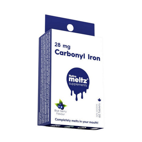 Carbonyl Iron Blueberry 60 Tablets by Nutrameltz
