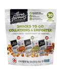 Snacks to Go Variety Pack 15 Grams (30 Count) by Three Farmers