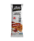 Lentils BBQ Snack Packs 40 Grams (12 Count) by Three Farmers