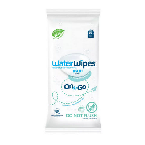 Water Based Baby Wipes Unscented 28 Count by WaterWipes