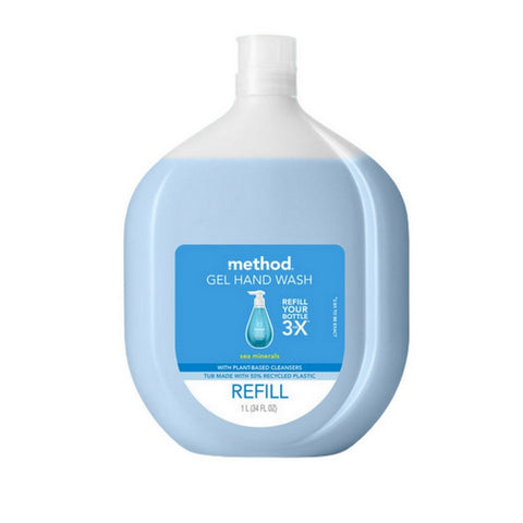 Sea Minerals Gel Hand Wash Refill 1 Liter by Method Products