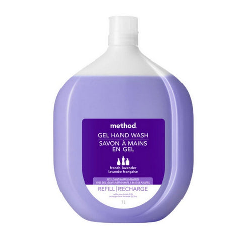 French Lavender Gel Hand Wash Refill 1 Liter by Method Products