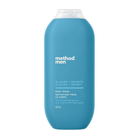 Glacier Plus Granite Mens Body Wash 532 Ml by Method Products