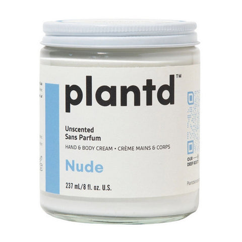 Hand And Body Cream Nude Unscented 237 Ml by Plantd Skincare