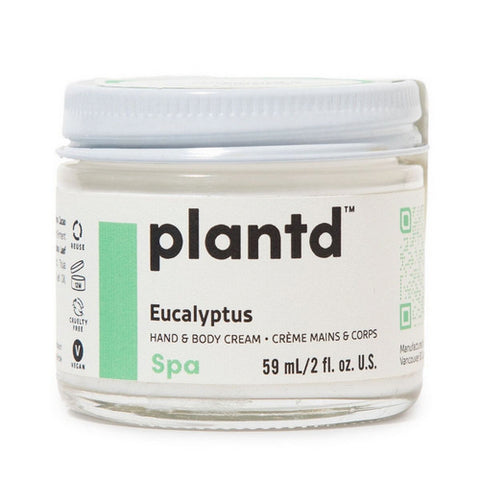 Spa Hand And Body Cream Eucalyptus 59 Ml by Plantd Skincare