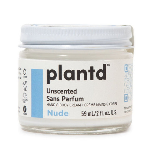 Hand And Body Cream Nude Unscented 59 Ml by Plantd Skincare