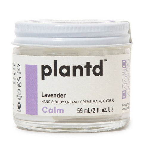 Calm Hand And Body Cream Lavender 59 Ml by Plantd Skincare