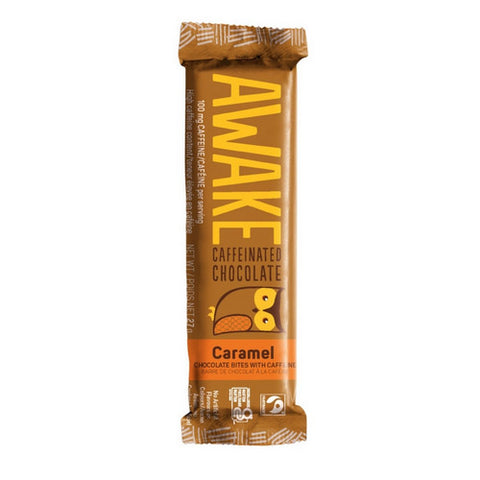 Caramel Chocolate Bars 27 Grams (12 Count) by Awake